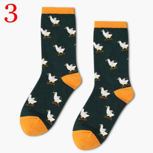 Happy Cute Cartoon Socks