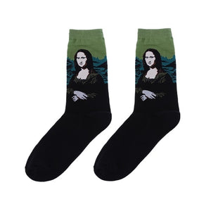 Happy Famous Painting Socks