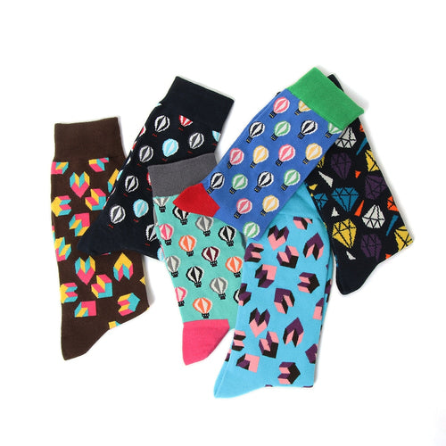 Happy Novelty Art Painting Socks