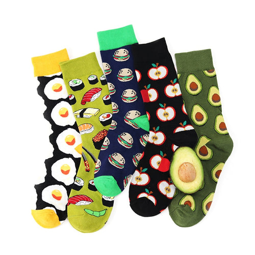 Happy Fruit Food Socks