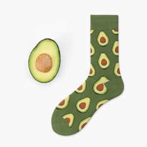 Happy Fruit Food Socks