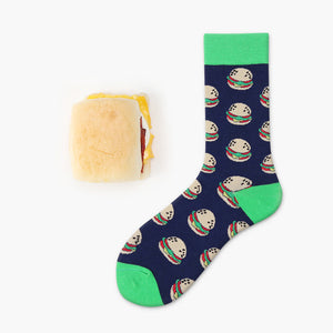 Happy Fruit Food Socks