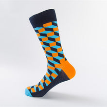 Load image into Gallery viewer, Multicolor  combed happy socks