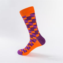Load image into Gallery viewer, Multicolor  combed happy socks